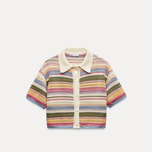 ZARA crochet top